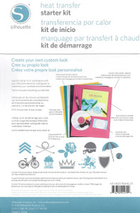 Silhouette heat transfer starter kit back cover Silhouette heat transfer starter kit back cover