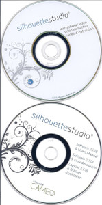 Silhouette Studio software cd & instruction video disc Silhouette Studio software cd & instruction video disc