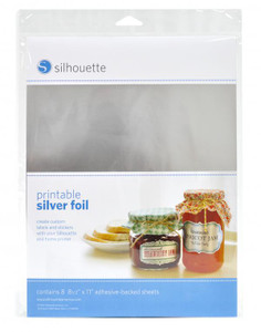 Silhouette Printable SIlver Foil Silhouette Printable SIlver Foil