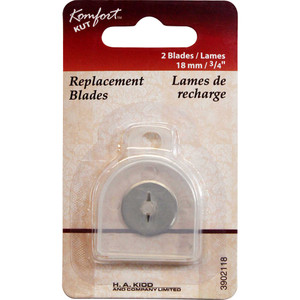 KOMFORT KUT Replacement Blades - 2 pcs - 18mm (3⁄4") KOMFORT KUT Replacement Blades - 2 pcs - 18mm (3⁄4")