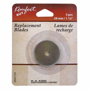 KOMFORT KUT Replacement Straight Blades (5PC) - 28mm (1) KOMFORT KUT Replacement Straight Blades (5PC) - 28mm (1)