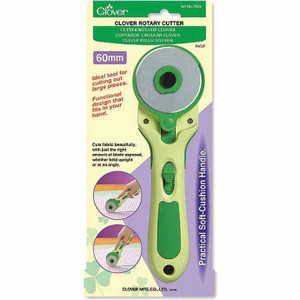 CLOVER 7502 - Rotary Cutter - 60mm (21⁄4") in packaging CLOVER 7502 - Rotary Cutter - 60mm (21⁄4") in packaging