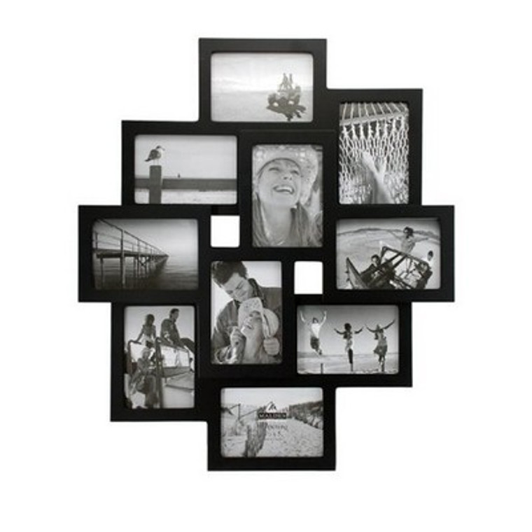 Malden Crossroads 3D 10-Slot Collage Picture Frames for 3-1/2-by-5-Inch Images