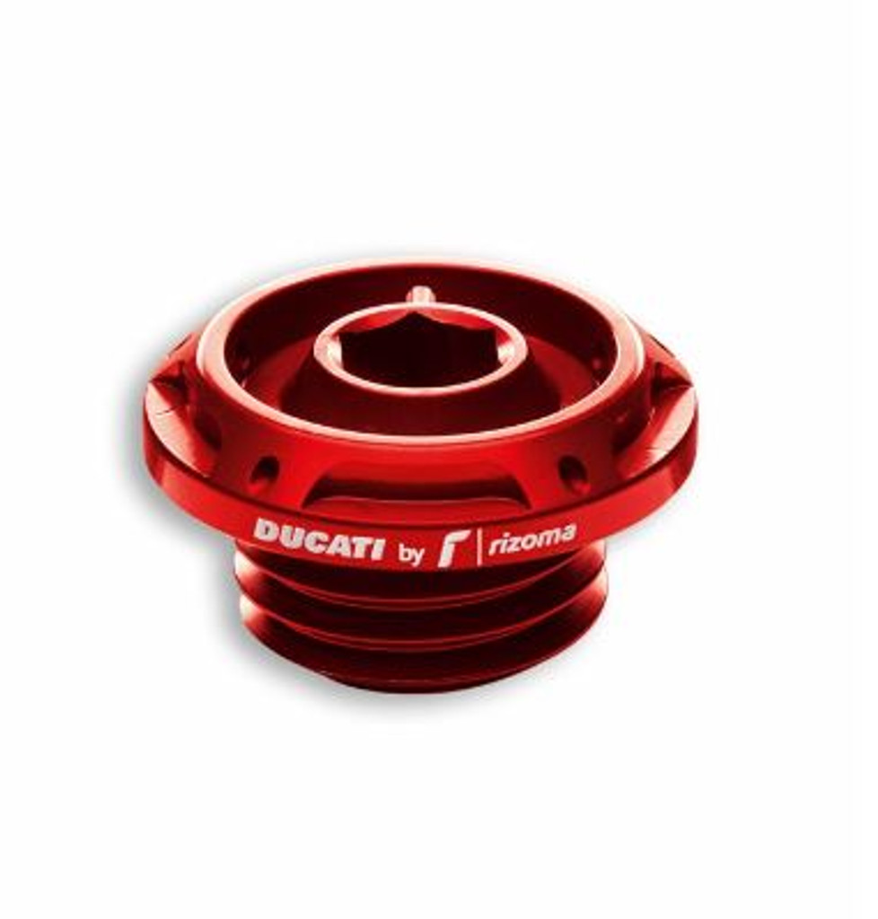 Ducati Oil Filler Plug (Red)