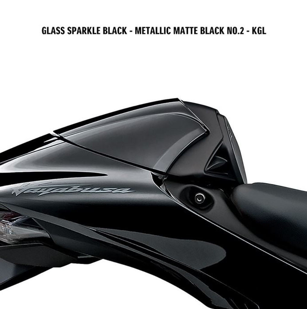 Hayabusa Single Seat Cowl (Glass Sparkle Black - Metallic Matte Black No.2)