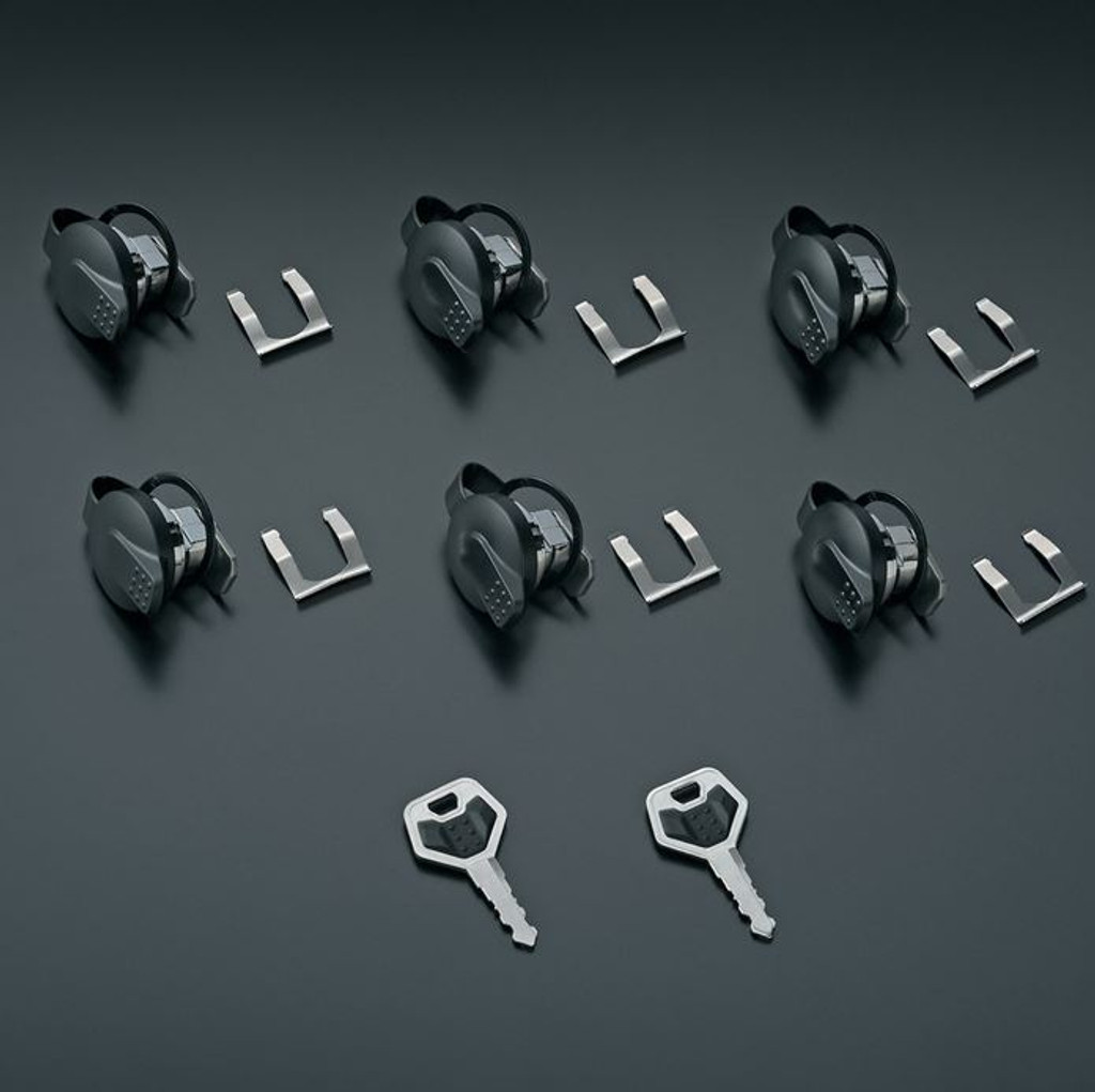 6 Piece Lock Set (Alum. Top & Side Cases)