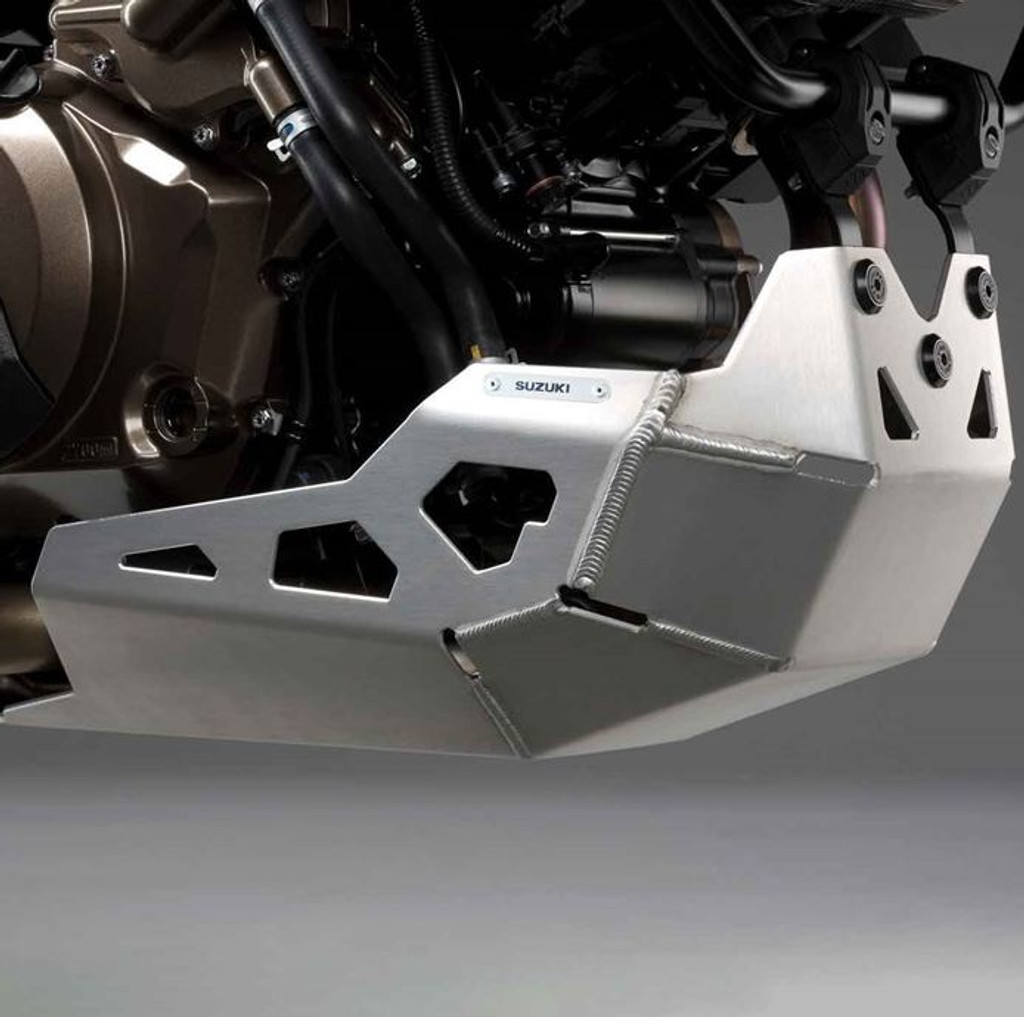 V-STROM 1050/V-STROM 1000 Silver Aluminum Skid Plate