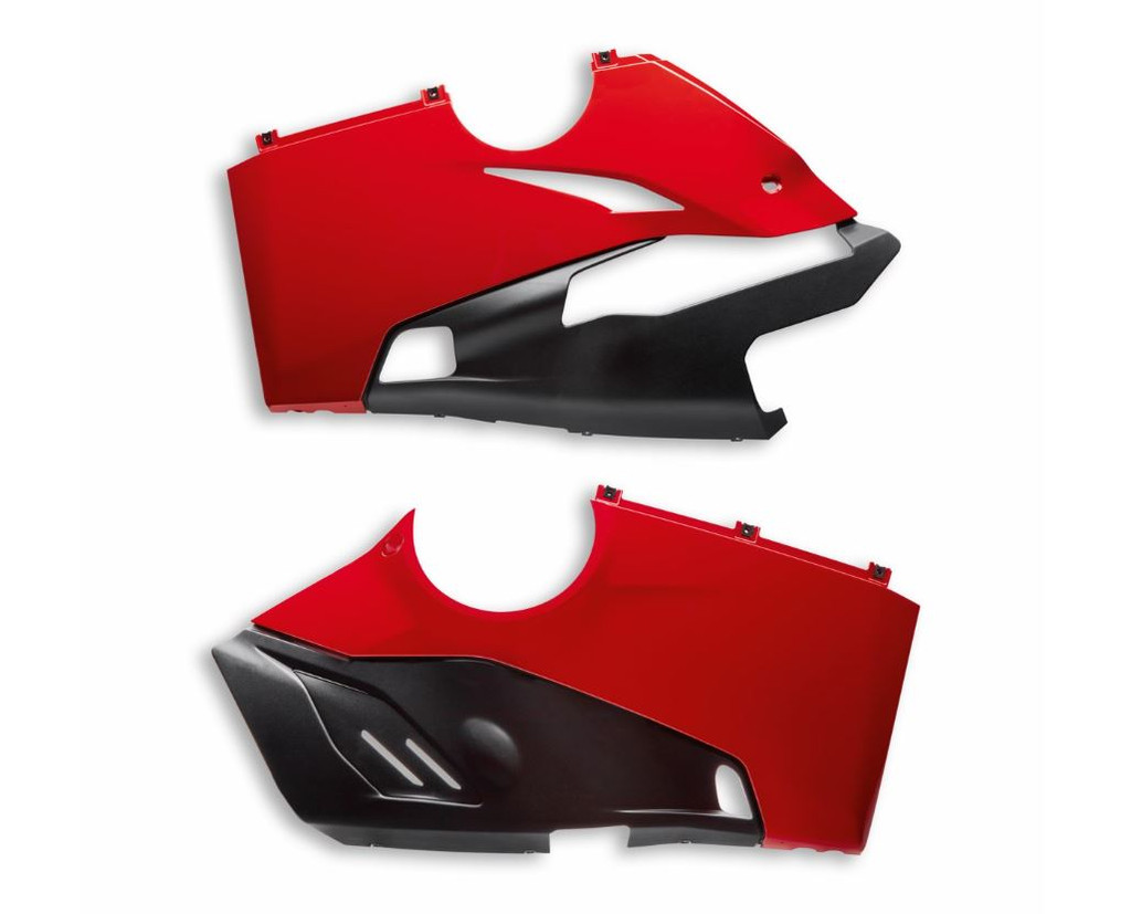 Panigale V4 Lower Fairings (Red)