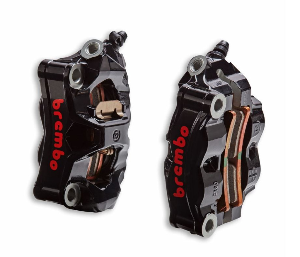Panigale V4 Colored Front Brake Calipers (Black)