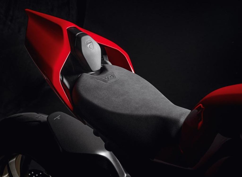 Ducati Rear Passenger Seat Cover (Star White Silk)