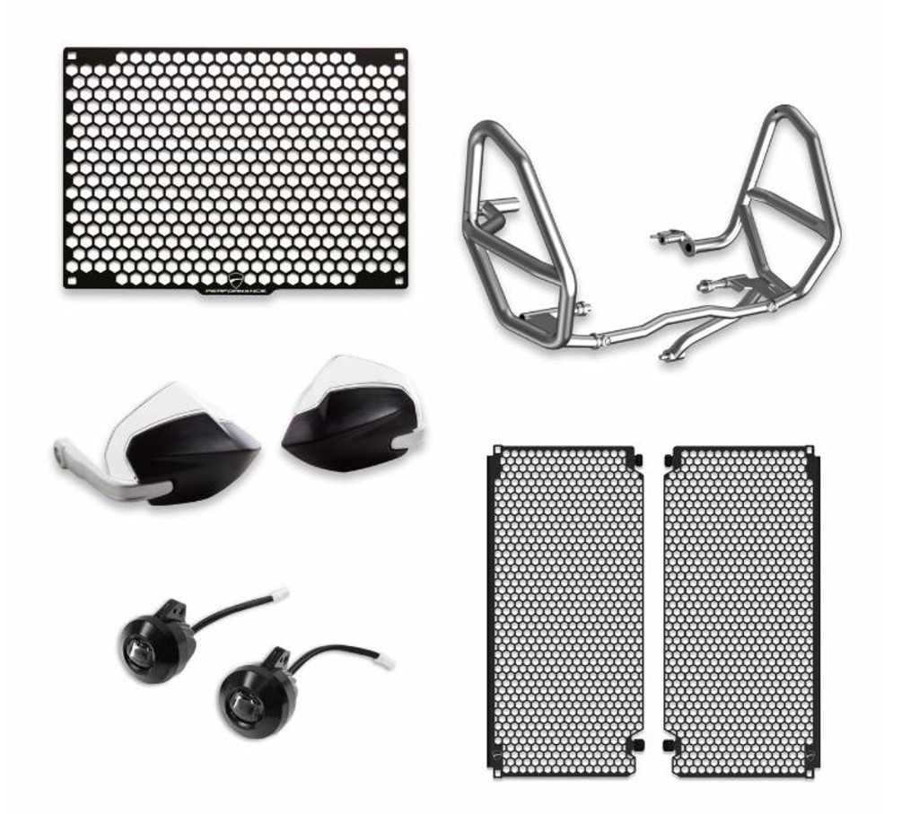 Multistrada V4 Enduro Accessory Pack (Silver)