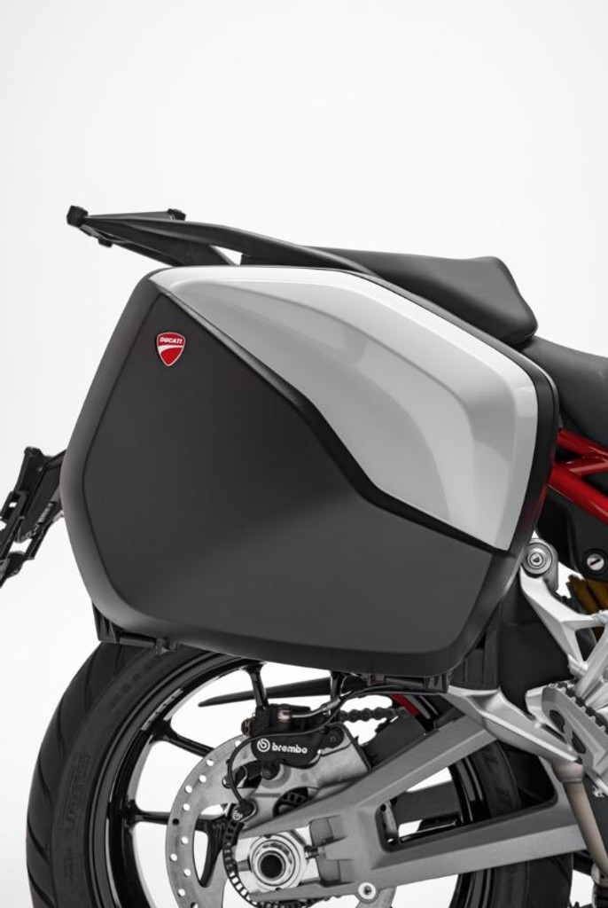 Multistrada V4 Cover Set for Plastic Side Panniers (Iceberg White)