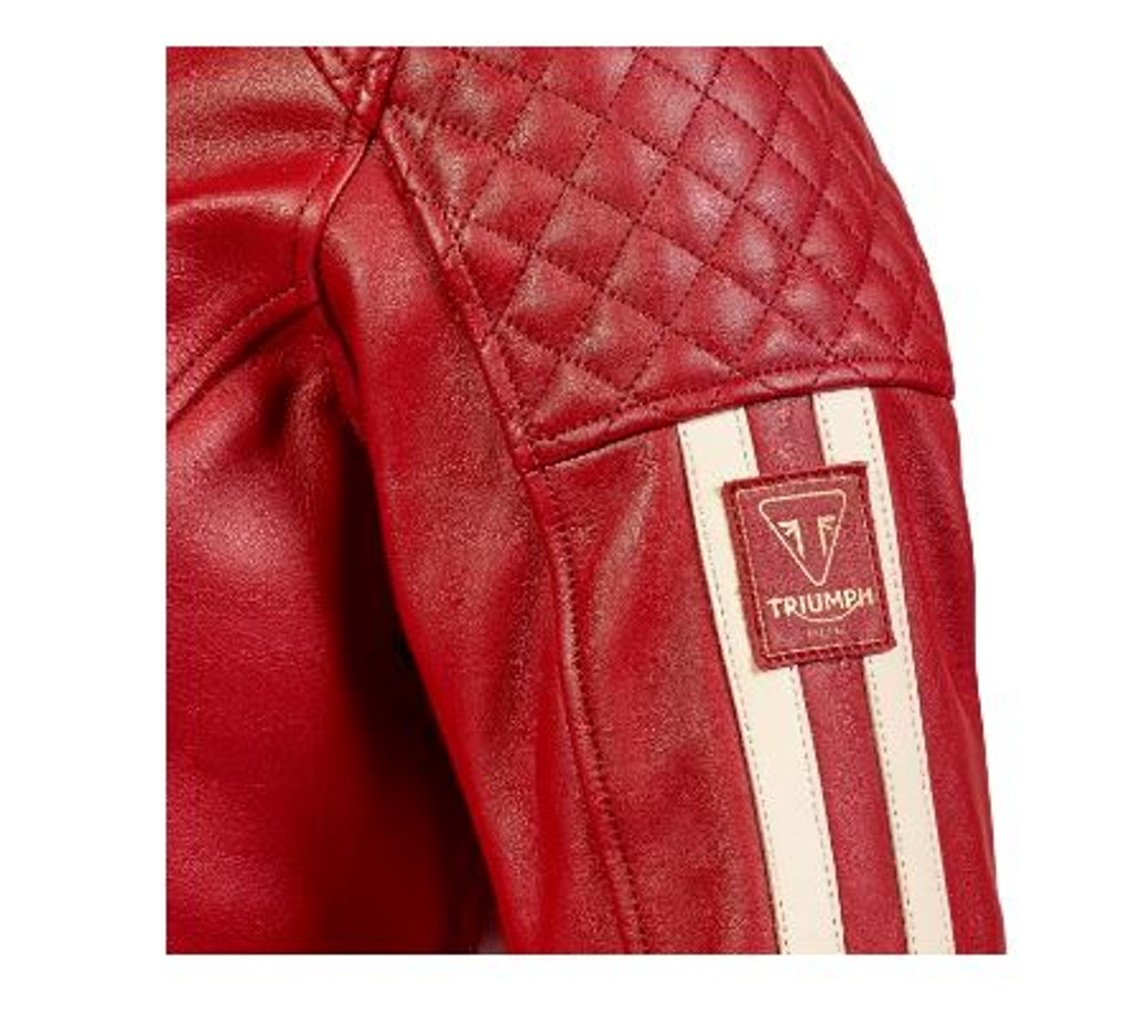 Triumph Braddan Womens Sport Jacket (Red)