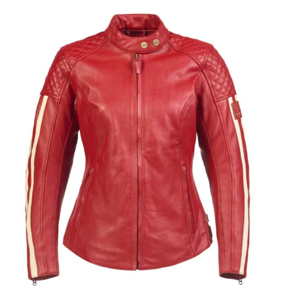 Triumph Braddan Womens Sport Jacket (Red)