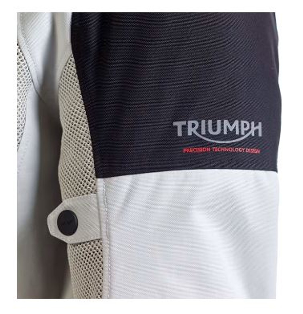 Triumph Cranbourne Mesh Motorcycle Jacket (Grey)