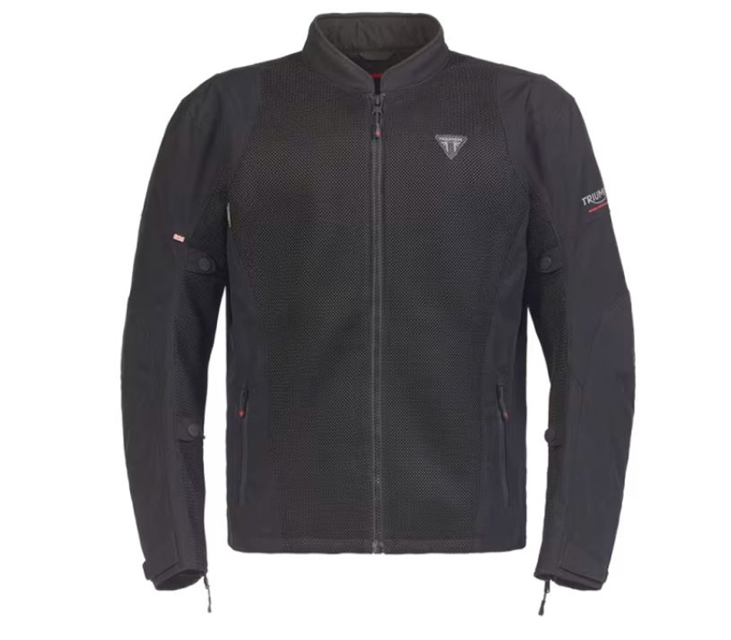 Triumph Cranbourne Mesh Motorcycle Jacket (Black)