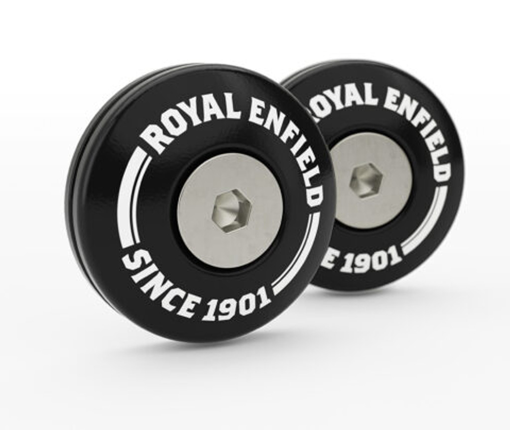 Royal Enfield Bar End Finisher Kit (Black)