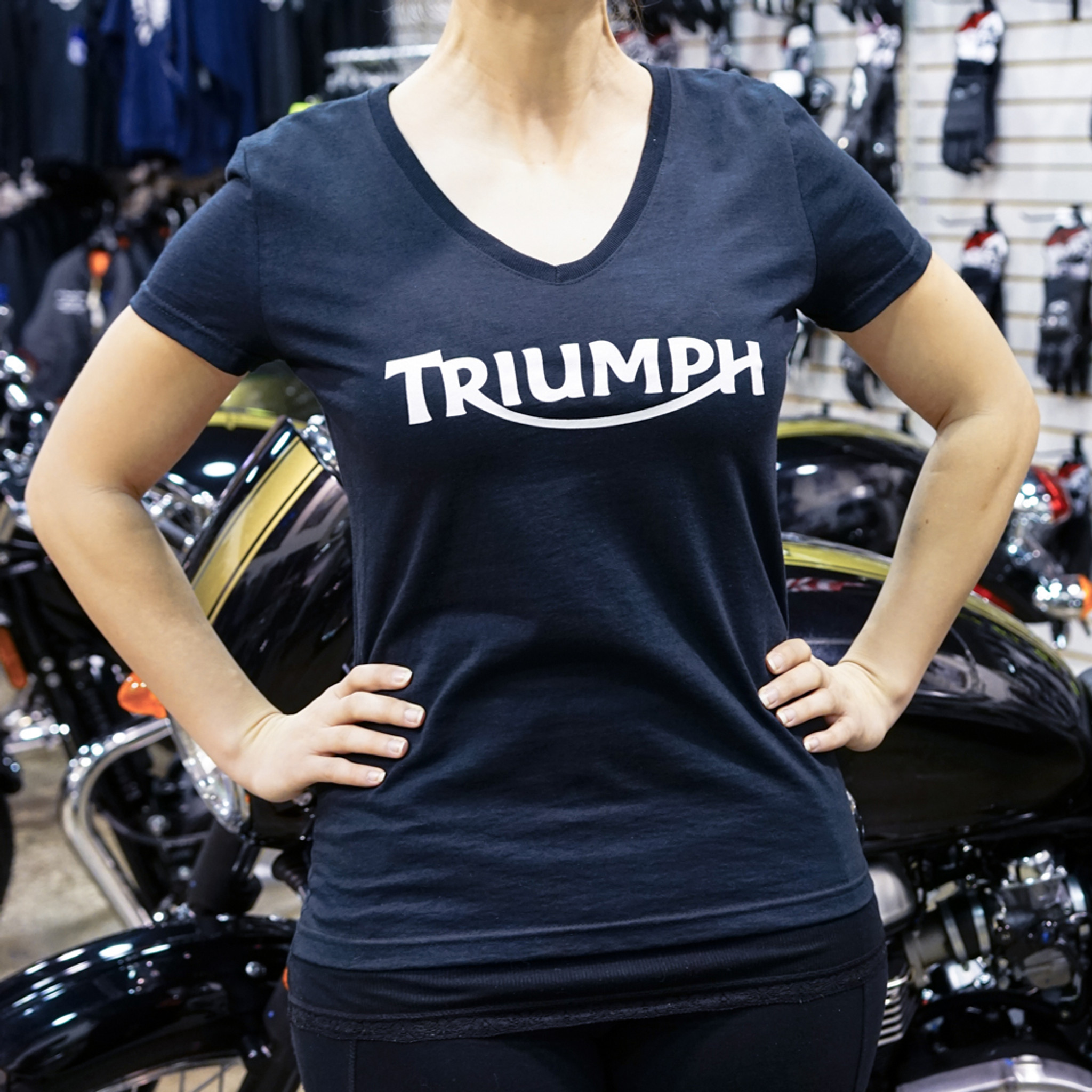 ladies triumph t shirt