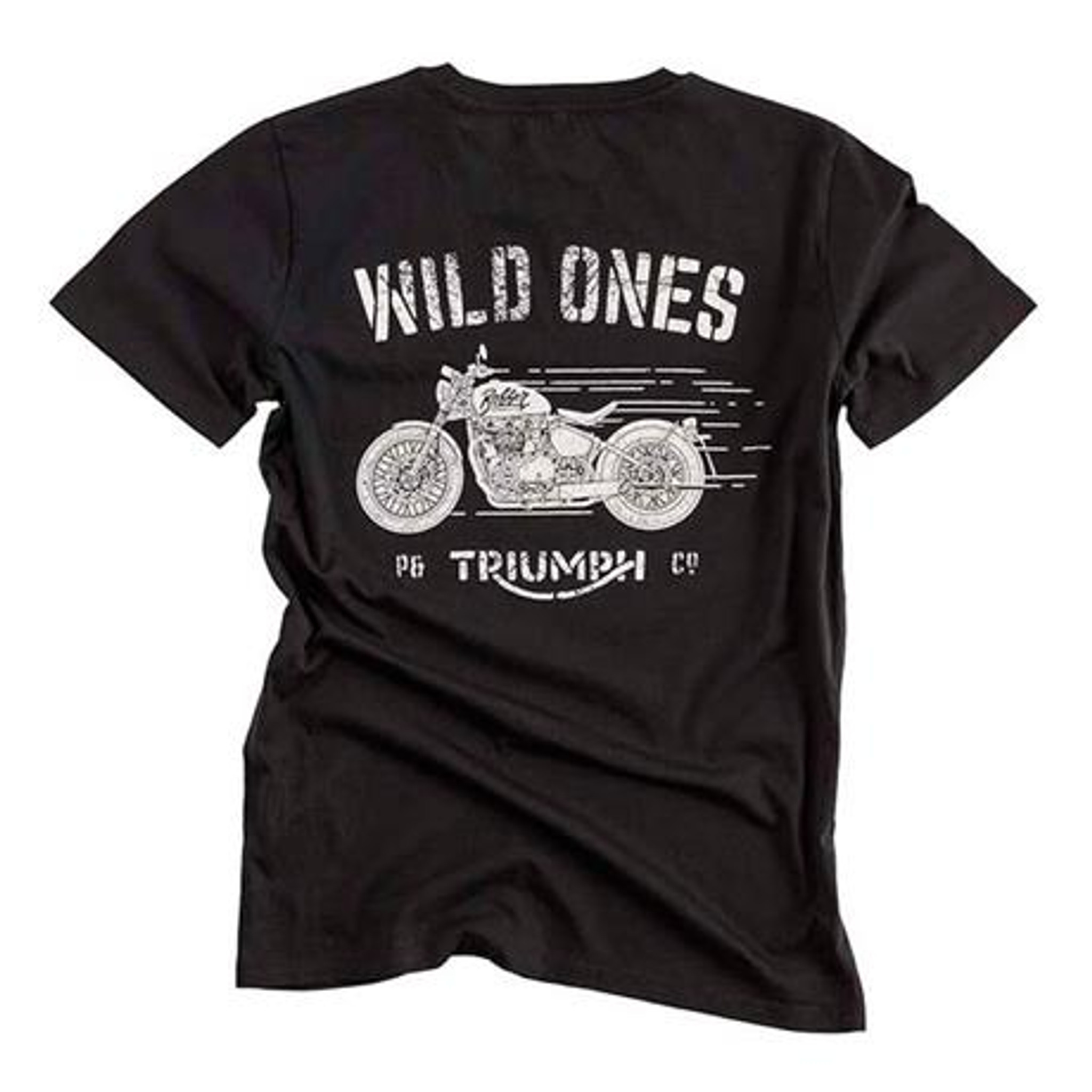 Triumph Motorcycles P&Co Wild Ones Men's T-Shirt Black MTSS17119