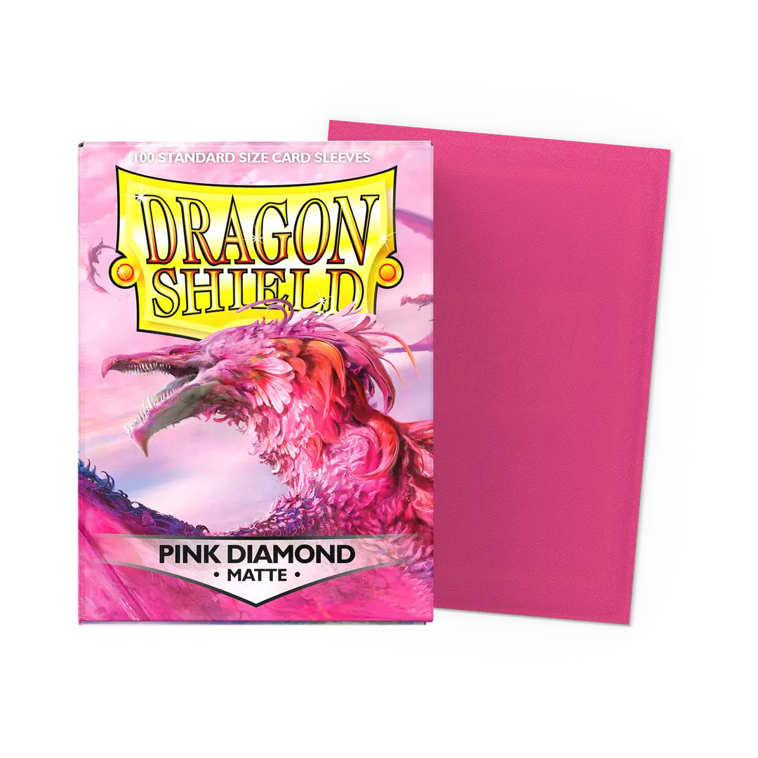 Dragon Shields: Matte - Pink Diamond (100 CT) - Cardhaus Games
