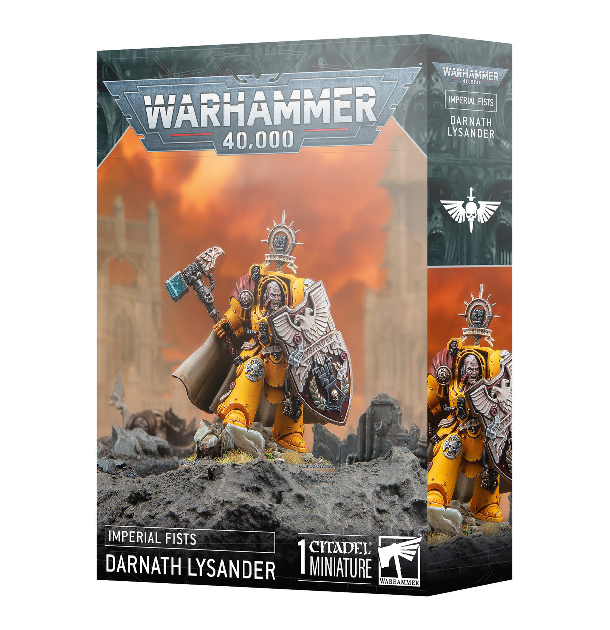 Warhammer 40 000 - Darnath Lysander - Poings Impériaux - Armure Terminator - Marteau Tonnerre - Kit Plastique 50mm