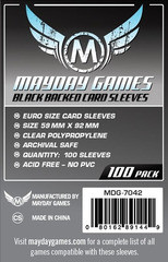Picture of Mayday Games Black Euro Sized Card Sleeves #7042 game