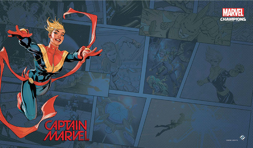 Picture of Marvel Champions LCG: Captain Marvel Game Mat game