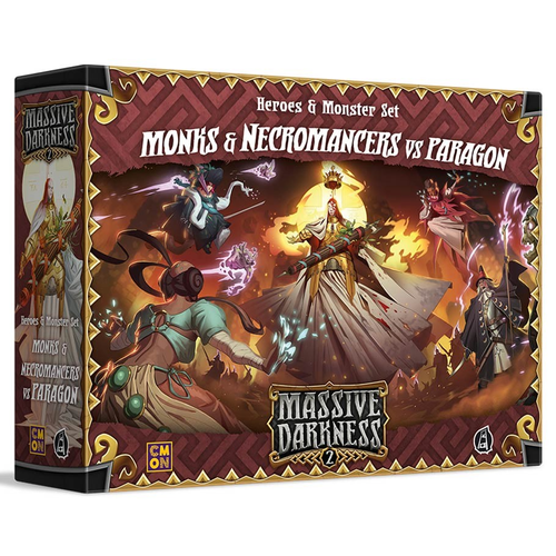 Picture of Massive Darkness 2: Heroes & Monster Set - Monks & Necromancers vs The Paragon