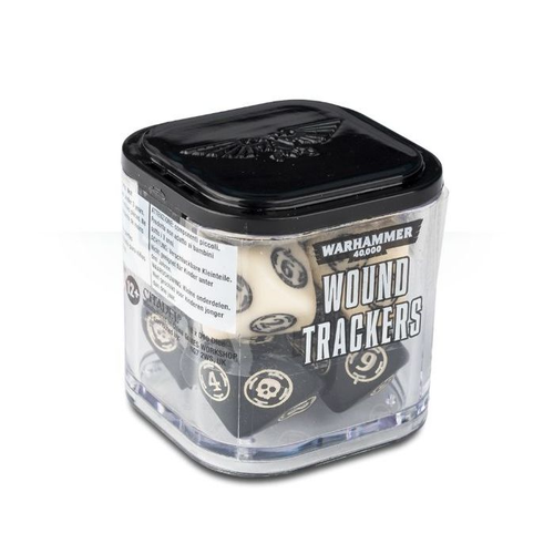 Warhammer 40k: Wound Trackers (Ivory and Black)