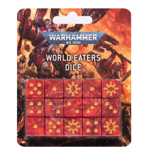Picture of Warhammer 40k: World Eaters Dice