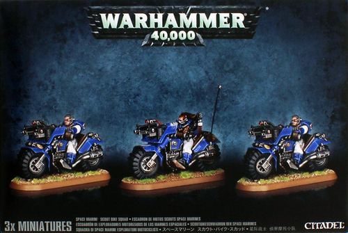 Picture of Space Marine Scout Bike Squad