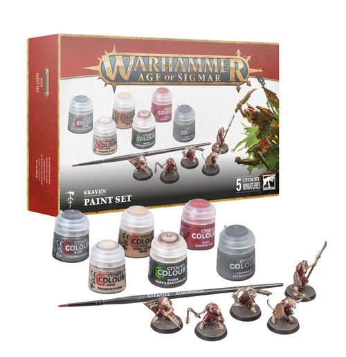 Picture of Warhammer AoS: Skaven + Paint Set
