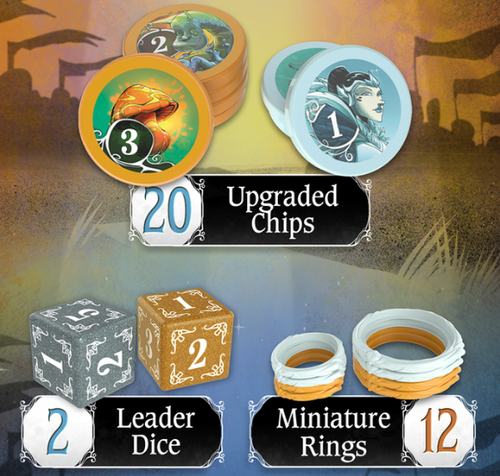 Picture of Wonderland's War: Caterpillar & White Queen Expansion - Deluxe Upgrades