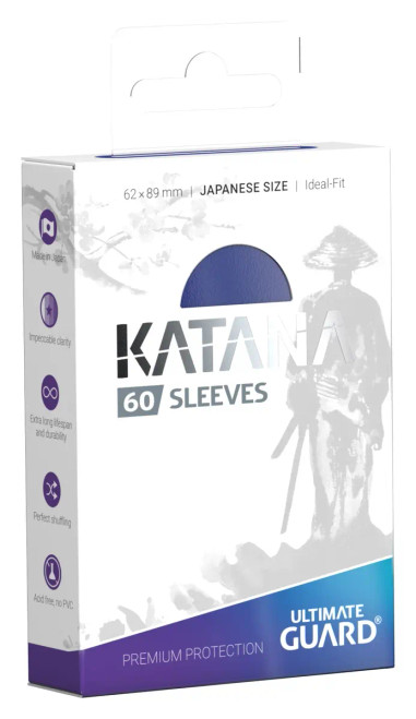 Picture of Katana Sleeves: Japanese Size - Blue (60CT)