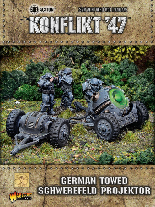 Bolt Action: German Towed Schwerefeld Projektor (Heavy Infantry crew)