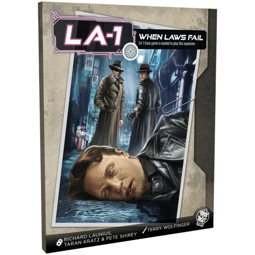 Picture of LA-1: A Cybernoir Detective Board Game - When Laws Fail Expansion