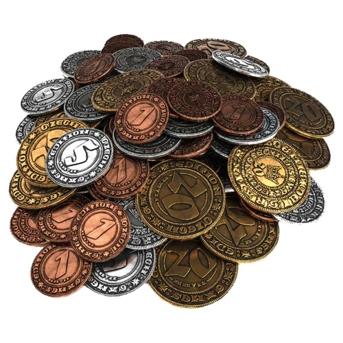 Picture of Kingdom Come: Deliverance: The Board Game: Metal Coins