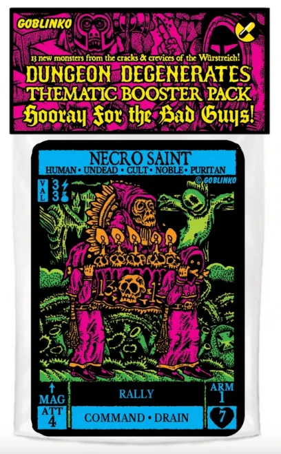 Picture of Dungeon Degenerates: Hooray For The Bad Guys Booster