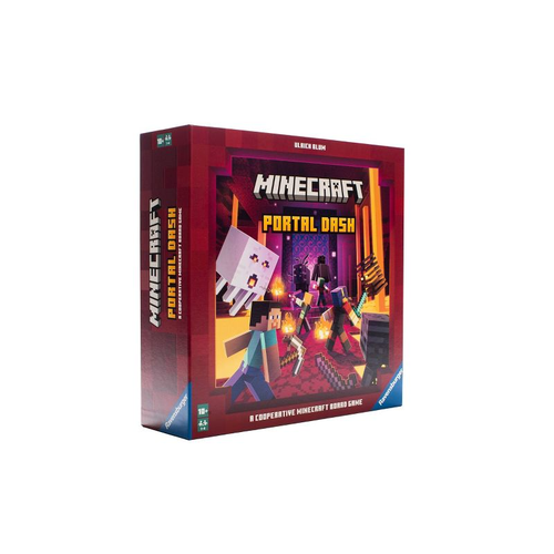 Ravensburger Minecraft: Portal Dash Family Board Games for Kids and Adults  Age 10 Years Up