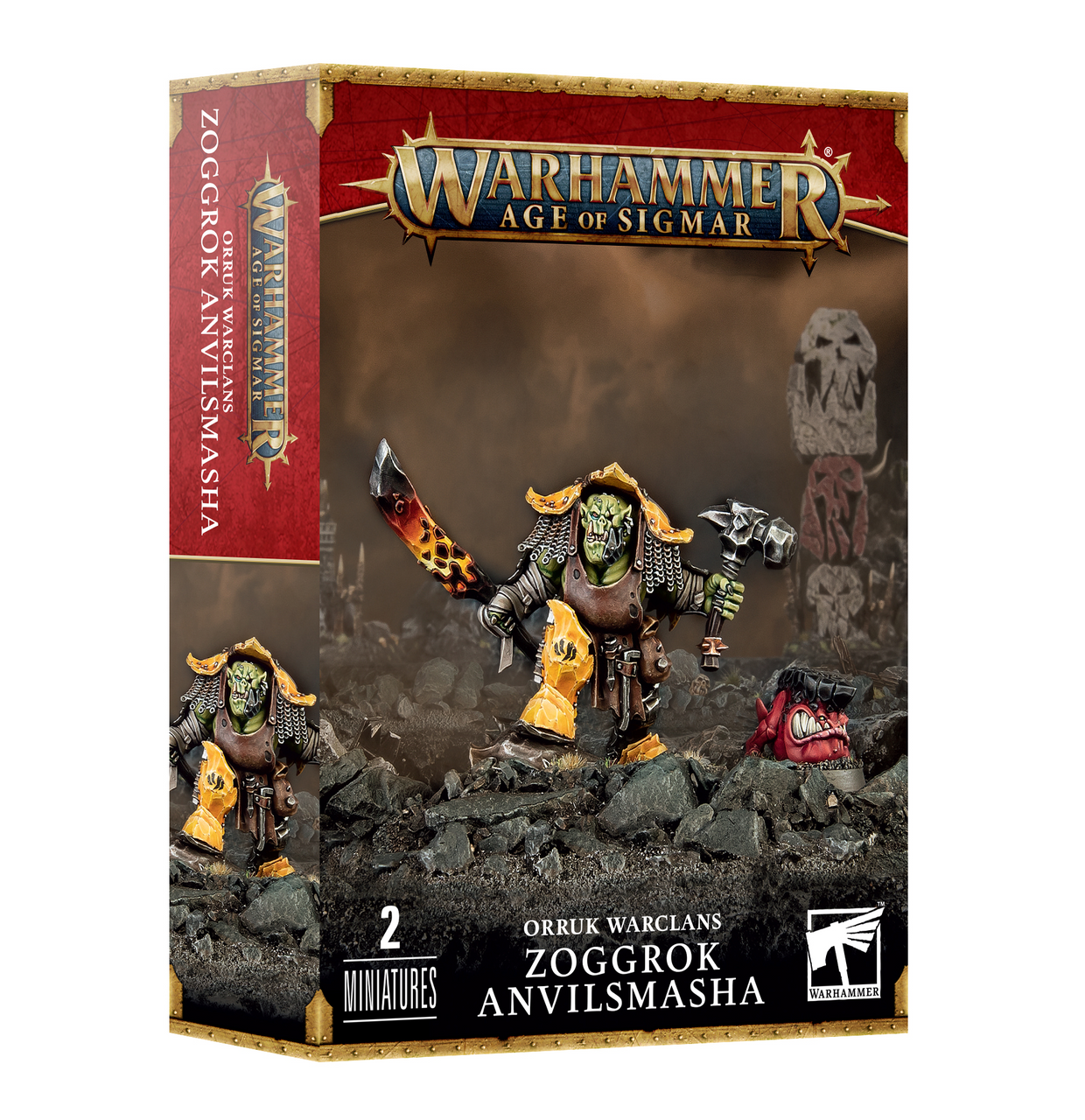 Warhammer: AoS - Orruk Warclans - Zoggrok Anvilsmasha - Cardhaus