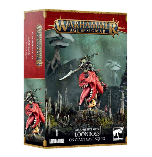 Loonboss On Giant Cave Squig - Gloomspite Gitz - Warhammer AoS, Figurine Citadel Neuve