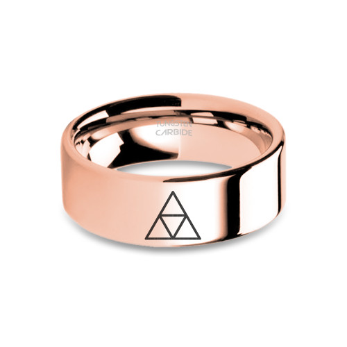 その他 grand crusaders ring Triforce Symbol Legend of Zelda Engraved Tungsten Carbide