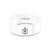 Dragon Ball Saiyan Royal Family Crest Engraved White Ceramic Ring