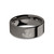 Star Wars R2-D2 Droid Engraved Gunmetal Tungsten Ring, Polished