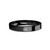 Chinese "Fu" Good Fortune Engraved Black Tungsten Wedding Band