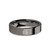 Chinese Fortune Character "Fu" Gunmetal Gray Tungsten Ring