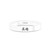Chinese "Hero" Character Engraved White Ceramic Wedding Ring