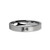 Chinese Hero Calligraphy Character Brushed Tungsten Wedding Ring