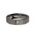 Chinese Calligraphy Symbol "Peace" Gunmetal Brushed Tungsten Ring