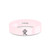 Chinese Love Symbol "Ai" Character Engraved Pink Ceramic Ring